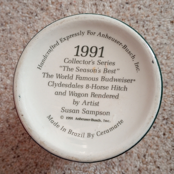 Christmas Budweiser 1991 Mug - Picture 5 of 5